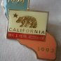 California Rifle Pistol Association 1993 Lapel Pin Enamel Metal State Map