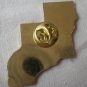 California Rifle Pistol Association 1993 Lapel Pin Enamel Metal State Map