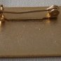 McKinley Explorer Pin Mount Alaska Enamel Goldtone Metal Vintage