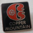 Copper Mountain Ski Resort Pin Colorado Vintage Enamel silvertone Metal