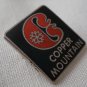 Copper Mountain Ski Resort Pin Colorado Vintage Enamel silvertone Metal
