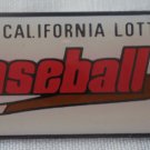 California Lottery Baseball Pin Enamel Jonathan Grey Silvertone Metal State