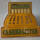 California Lottery Cash Register Pin Enamel Goldtone Metal State