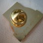 California Lottery Cash Register Pin Enamel Goldtone Metal State