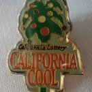 California Lottery California Cool 1990 Pin Enamel Goldtone Metal State