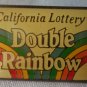 California Lottery Double Rainbow Pin Enamel Goldtone Metal State