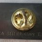 California Lottery Double Rainbow Pin Enamel Goldtone Metal State