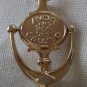 Avon Calling Door Knocker Pin Vintage Goldtone Metal
