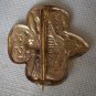 Girl Scout Vintage Pin Eagle Emblem GSA Goldtone Metal