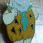 Fred Flintstone Hanna Barbera Pin Enamel 1988 Goldtone Metal