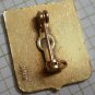 Alpine Valley Pin Ski Resort Enamel Goldtone Metal Vintage Japan