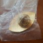 Super Bowl XX Bears Pin Goldtone Metal Football 1986 Vintage 20