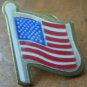 American Flag USA Pin Union Made Vintage Goldtone Metal