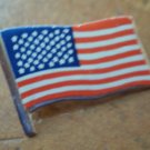 American Flag Pin Litho on Metal