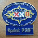 Super Bowl XXXII Pin 1998 San Diego CA Sprint PCS 32