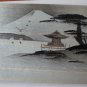 Mt Fuji Vintage Note Cards Wood Veneer Paper Lot 2 Landscape