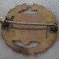 Vintage Pin DBVS Open Book Laurel Wreath Goldtone Metal Trade Mark