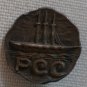 Vintage Pin PCC Tall Ship DML metal hat lapel