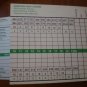 Vintage Golf Scorecard Sand Piper Golf Course Santa Barbara CA