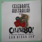 San Diego Zoo 80th year Celebrate Australia Koala Enamel Goldtone Metal