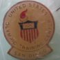 Olympics Pin US San Diego Training Center Enamel Goldtone Metal