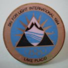 Olympics Pin Ski for Light International Lake Placid Goldtone Metal