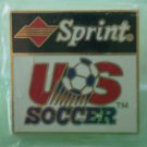 Sprint US Soccer Pin 1993 Goldtone Metal Aminco Sponsor