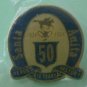 Santa Anita Pin 50th Anniversary Horse Racetrack Racing 1984 Enamel Goldtone Metal