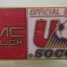 GMC Truck US Soccer Pin 1991 Goldtone Metal Official Sponsor
