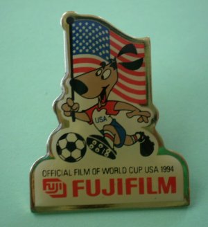 Fujifilm US World Cup Team Pin Sponsor Soccer 1994 Aminco