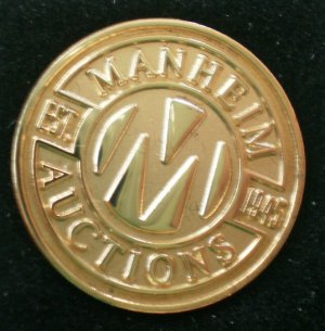 Manheim Auctions Pin Est 1945 1/20 10k GF in Case