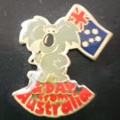 Souvenir Brooch Koala Pin Australia Nu Color Vue