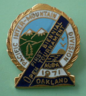 1971 Pin Pacific Inter Mountain Division Open Tournament ALBA Lawn Bowl