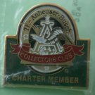 Anheuser Busch Pin Collectors Club Charter Member