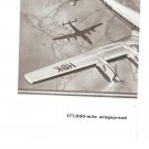 Vintage Ad Air France 1958 2-page Lockheed Super Starliners Largest Airline