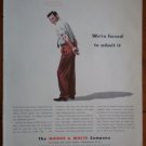 Vintage Ad Moore White Company 1948 Custom Build Machines Paper Makers