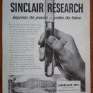 Vintage Ad Sinclair Oil Corporation 1948 Research Improves the Present
