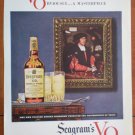 Vintage Ad Seagram VO 1948 Canadian Whisky Very Obviously a Masterpiece