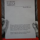 Vintage Ad Gilbert Paper Company 1948 Lancaster Bond