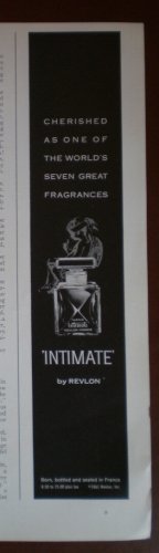 Vintage Ad Intimate Revlon Perfume 1960s