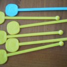 Vintage Swizzle Sticks Hellenic Mediterranean Lines Aquarius Castalia