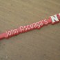 Vintage Swizzle Stick John Ascuaga's Nugget Nevada Casino Red Plastic Stirrer