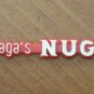 Vintage Swizzle Stick John Ascuaga's Nugget Nevada Casino Red Plastic Stirrer