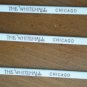 Vintage Swizzle Sticks The Whitehall Hotel Chicago Lot 3 White Plastic