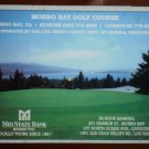Vintage Golf Scorecard Morro Bay Golf Course California