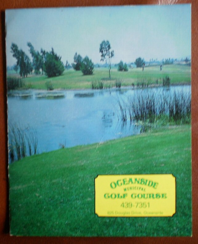 Vintage Golf Scorecard Oceanside Municipal Golf Course