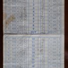 Vintage Golf Scorecard Harding Municipal Golf Course Griffith Park 1961