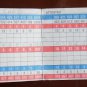 Vintage Golf Scorecard Chula Vista Municipal Golf Course Bonita CA