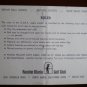 Vintage Golf Scorecard Rancho Maria Golf Club CA Santa Maria