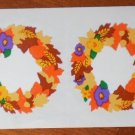 Mrs Grossman Fall Wreath Sticker Stickers by the Yard 1995
